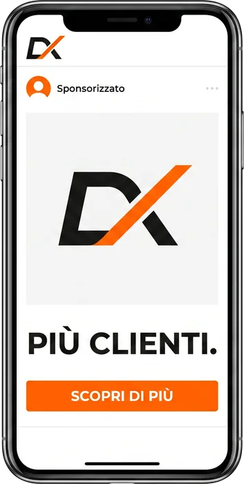 Werbeanzeige von DirezioneX auf dem Handy